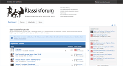 Desktop Screenshot of das-klassikforum.de
